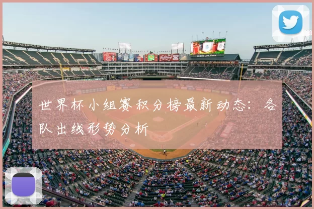 世界杯小组赛积分榜最新动态：各队出线形势分析