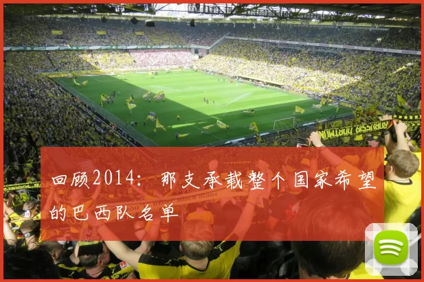 回顾2014:那支承载整个国家希望的巴西队名单
